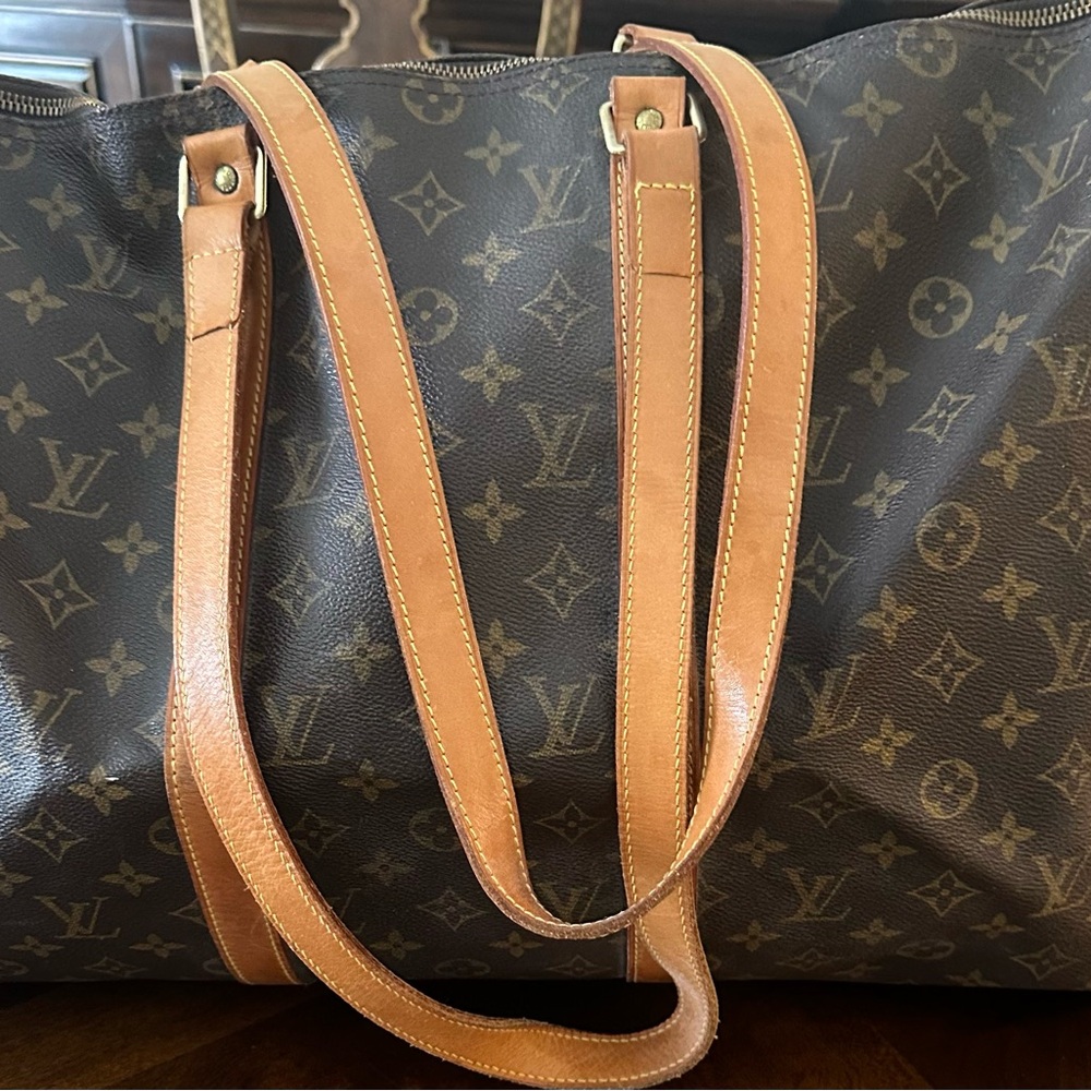 Louis Vuitton Monogram Duffel Bag in Brown and Tan - Picture 3 of 4
